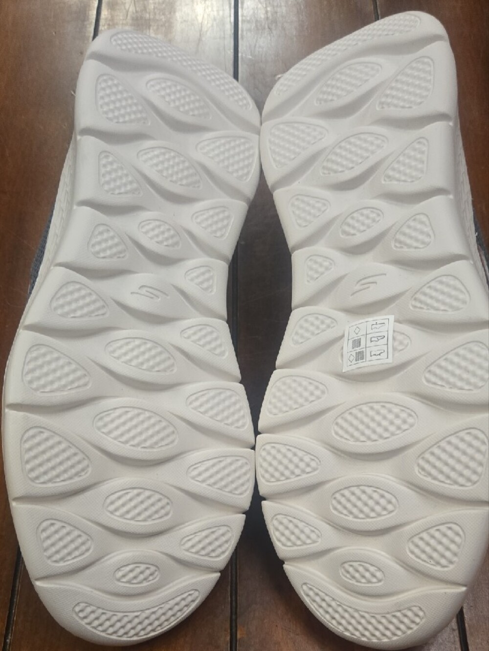 Skechers GOwalk Breathable Mesh Slip-On Sneakers - Gray/White - Picture 9 of 9